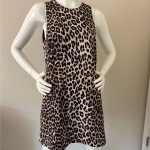 H&M Leopard Print Midi Dress